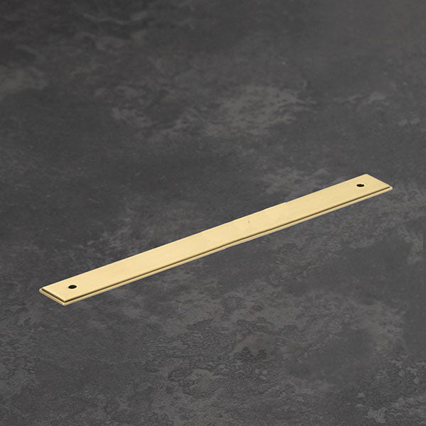 Momo Handles Liberty Backplate 320mm Matt Brass - The Blue Space