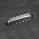 Momo Handles New Hampton Large Cup Pull 160mm Dull Brushed Nickel - The Blue Space