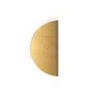 Momo Handles Sola Half Round Lip Pull 120mm Brushed Brass - The Blue Space