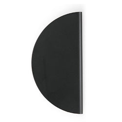 Momo Handles Sola Half Round Lip Pull 240mm Matt Black - The Blue Space