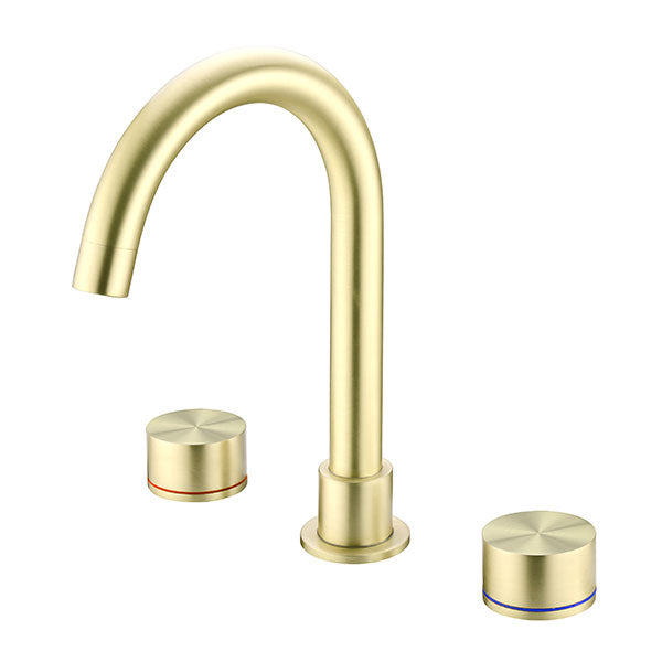 Nero Kara Basin Set - Brushed Gold - The Blue Space