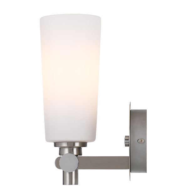 Telbix Delmar ES Wall Light in Nickel | The Blue Space