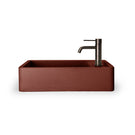 Nood Co Shelf 01 Wall Hung Basin Clay - The Blue Space