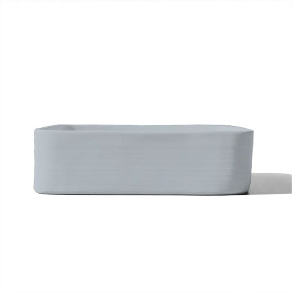 Nood Co Cast Basin Wall Hung Powder Blue - The Blue Space