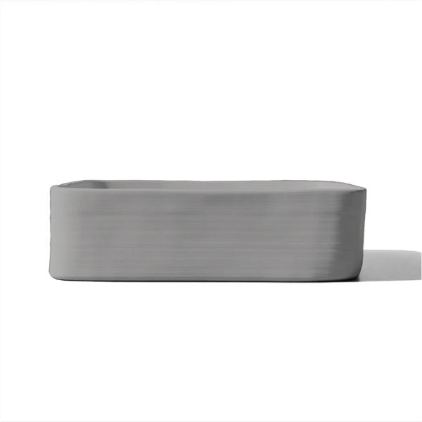 Nood Co Cast Basin Wall Hung Sky Grey - The Blue Space
