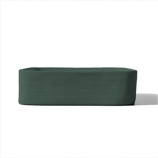 Nood Co Cast Basin Wall Hung Teal - The Blue Space