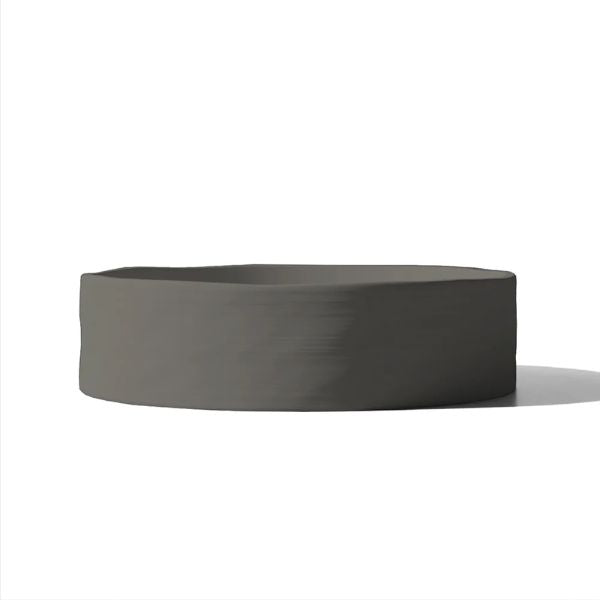 Nood Co Slip Basin Surface Mount in Mid Tone Grey - The Blue Space