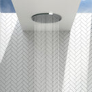 Phoenix Vivid Slimline Flush Mount Ceiling Rain Shower 300mm Round - The Blue Space
