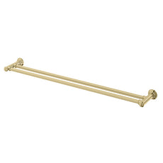 Phoenix Cromford Double Towel Rail 800mm Brushed Gold - The Blue Space
