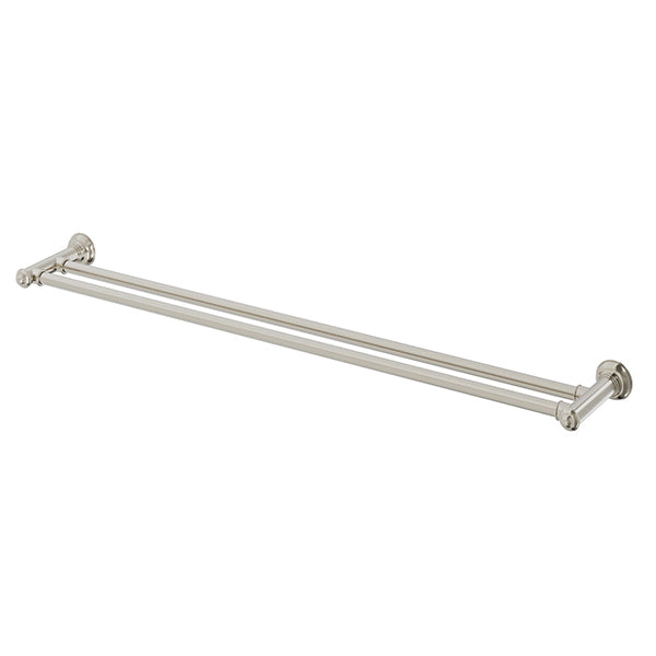 Phoenix Cromford Double Towel Rail 800mm Brushed Nickel - The Blue Space