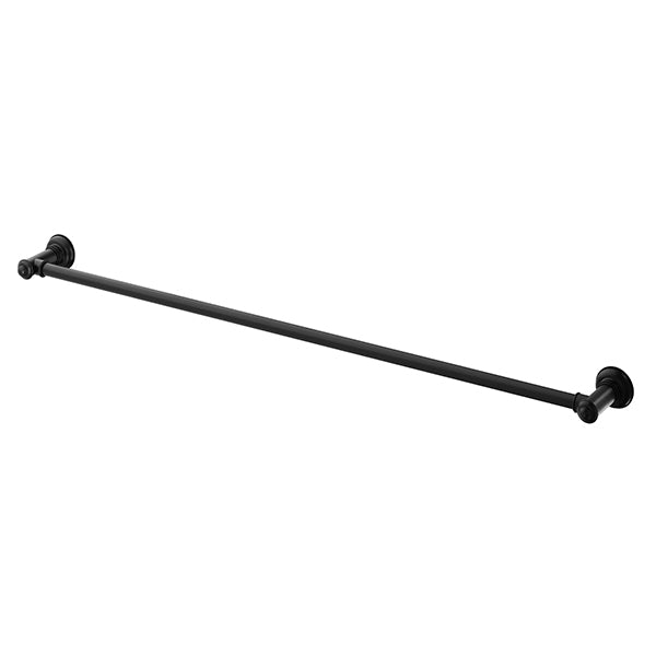 Phoenix Cromford Single Towel Rail 800mm Matte Black - The Blue Space
