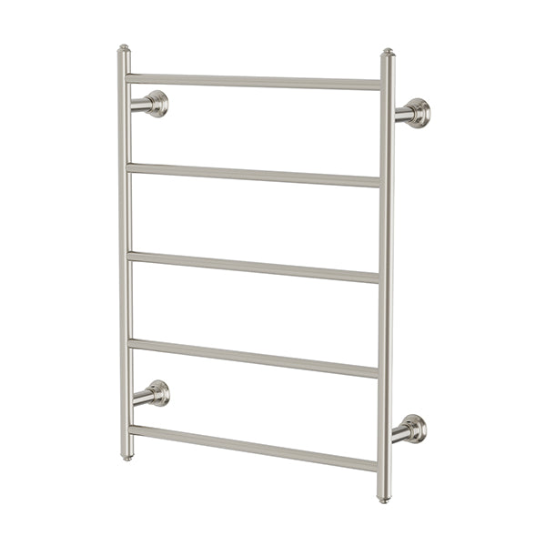Phoenix Cromford Heated Towel Ladder 550mm Brushed Nickel - The Blue Space