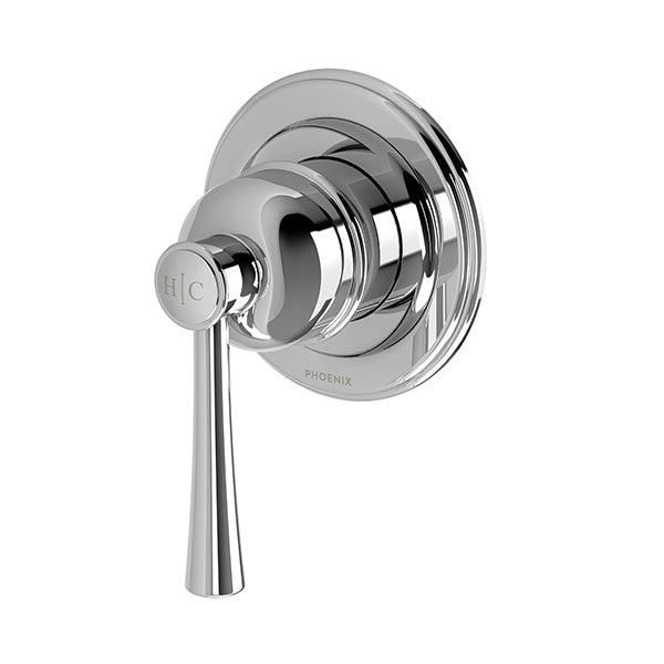 Phoenix Cromford Shower / Wall Mixer Chrome Full Kit