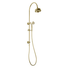 Phoenix Cromford Twin Shower Brushed Gold - The Blue Space