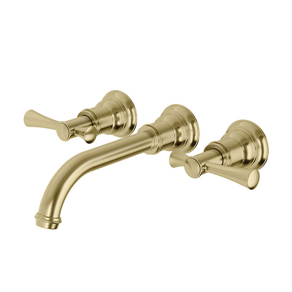 Phoenix Cromford Basin / Bath Wall Set Brushed Gold - The Blue Space