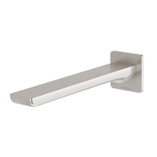 Phoenix Gloss MKII Wall Basin / Bath Outlet 200mm Brushed Nickel - The Blue Space