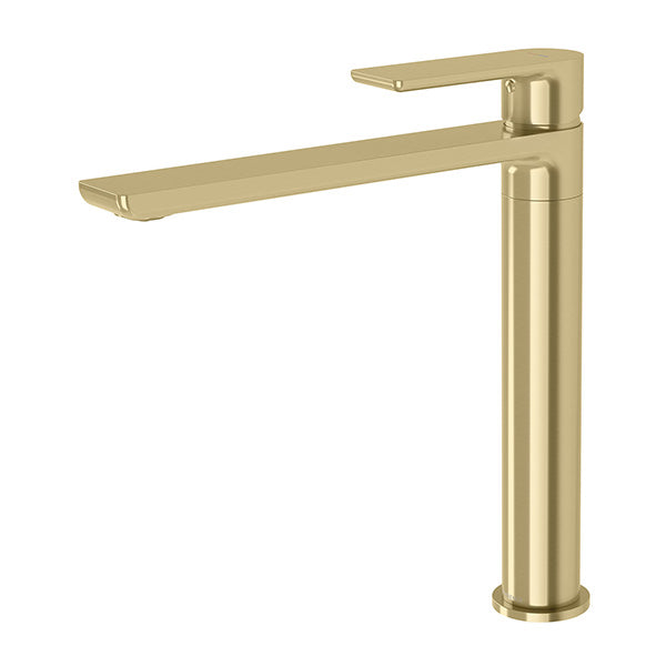 Phoenix Gloss MKII Sink Mixer Brushed Gold - The Blue Space