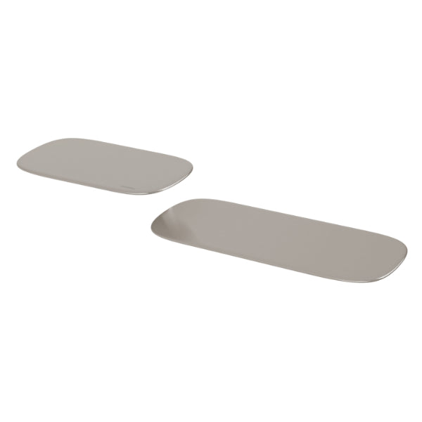 Phoenix Nuage Shower Shelves Brushed Nickel The Blue Space