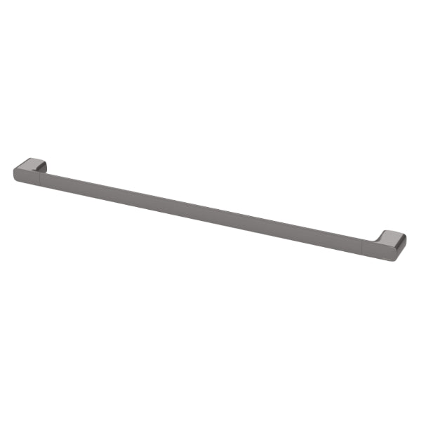Phoenix Nuage Single Towel Rail 800mm - Brushed Carbon