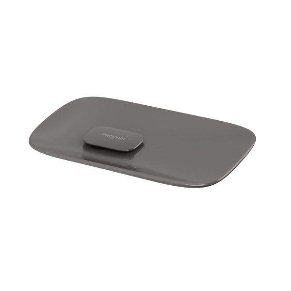 Phoenix Nuage Soap Dish in Brushed Carbon - The Blue Space