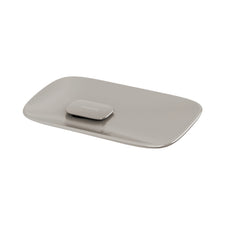 Phoenix Nuage Soap Dish in Brushed Nickel - The Blue Space