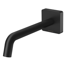 Phoenix Toi Wall Basin Outlet 180mm-Matte Black - The Blue Space