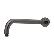 Phoenix Vivid Shower Arm Only 400mm Round in Brushed Carbon - Online at The Blue Space