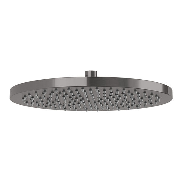Phoenix Vivid Shower Rose 300mm Round in Brushed Carbon - Online at The Blue Space
