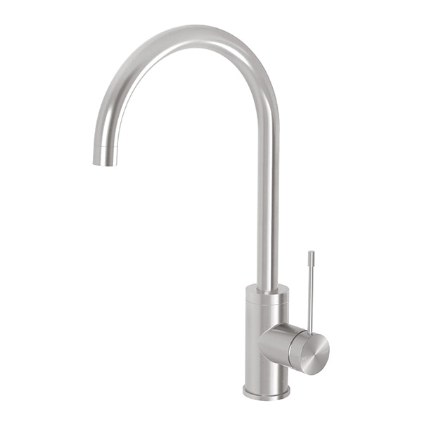 Phoenix Vivid Slimline 316 Stainless Steel Sink Mixer 200mm Gooseneck - The Blue Space