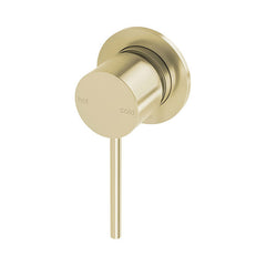 Phoenix Vivid Slimline Shower/Wall Mixer 60mm Backplate Brushed Gold