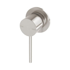 Phoenix Vivid Slimline Shower/Wall Mixer 60mm Backplate Brushed Nickel - The Blue Space