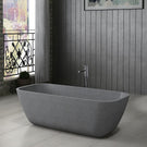 Pietra Bianca Chelsea Stone Bath 1500 in White, Black, Grey, Ivory, Brown | The Blue Space