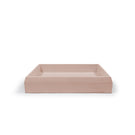 Nood Co Prism Basin Rectangle Surface Mount Blush Pink - The Blue Space