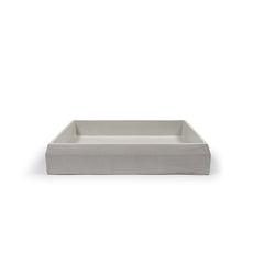 Nood Co Prism Basin Rectangle Surface Mount Sky Grey - The Blue Space