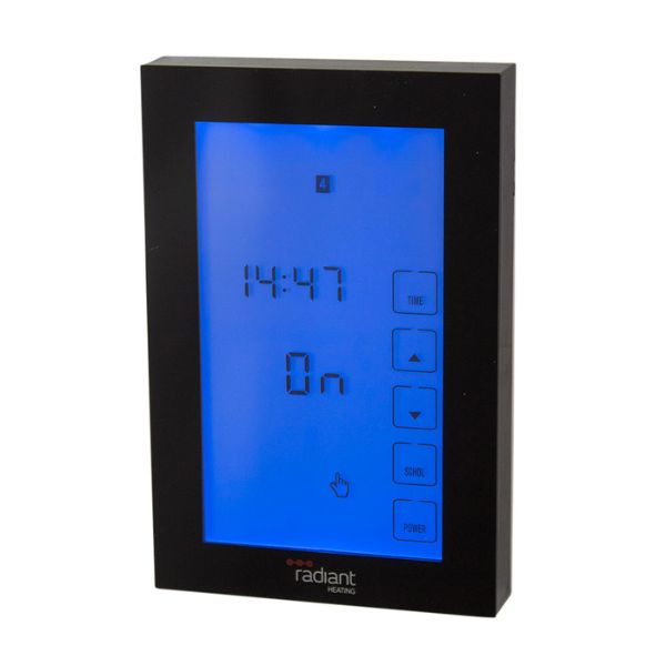 Radiant Premium Range Glass Front Digital Timer Vertical Black- The Blue Space