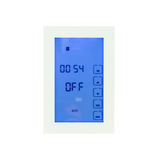 Radiant Premium Range Glass Front Digital Timer Vertical White - The Blue Space