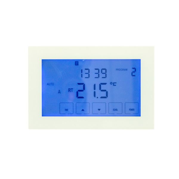 Premium Range Radiant Touchscreen Thermostat - White Horizontal | The Blue Space