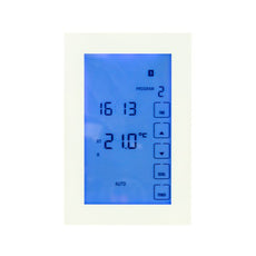 Premium Range Radiant Touchscreen Thermostat - White Vertical | The Blue Space
