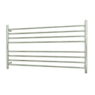 Radiant Round 8 Bar Large Heated Towel Rail 1300x750 Polished Stainless Steel - The Blue Space