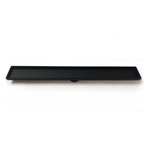 Radiant Tile Insert Linear Shower Grate Matt Black
