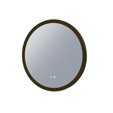 Remer Eclipse 600mm LED Mirror Standard Matt Black - The Blue Space