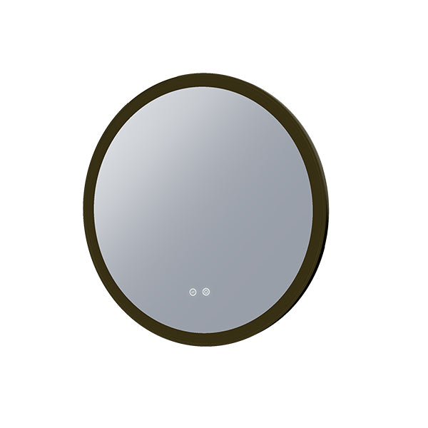 Remer Eclipse 800mm LED Mirror Standard Matt Black - The Blue Space