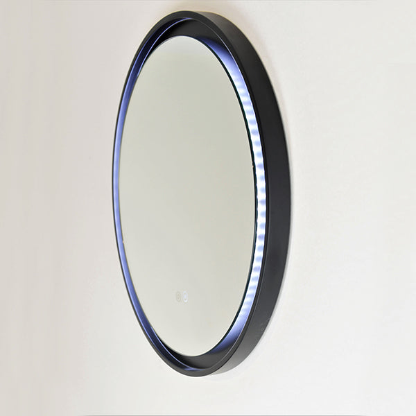 Remer Eclipse LED Mirror Matt Black - The Blue Space