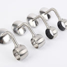 Rothley Internal Handrail Satin Stainless Steel Brackets - The Blue Space