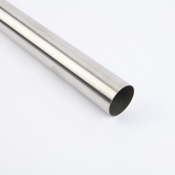 Rothley Internal Handrail Satin Stainless Steel Close Up - The Blue Space