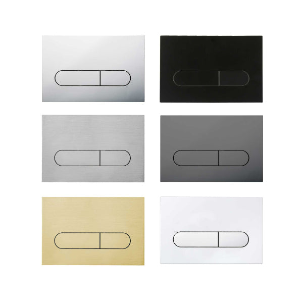 Seima 500 Series Flush Plate - Matte White
