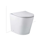 Seima Modia Floor Mount Toilet Suite with In-Wall Cistern and Slim Seat - The Blue Space
