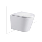 Seima Modia Wall Hung Toilet Suite with In-Wall Cistern and Slim Seat - The Blue Space