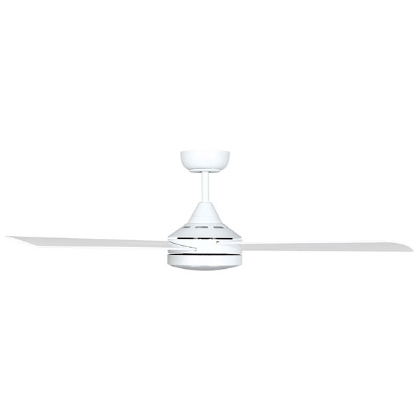 Eglo Stradbroke 48" 122cm DC Ceiling Fan with 20W LED CCT Light - White - The Blue Space