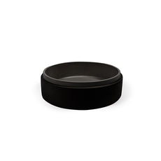 Nood Co Stepp Circle Basin Surface Mount Charcoal - The Blue Space